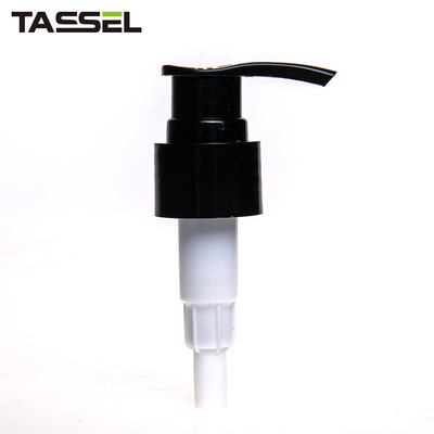20/410 Black Ribbed Lotion Pump Top Lid 20mm 24mm 28mm