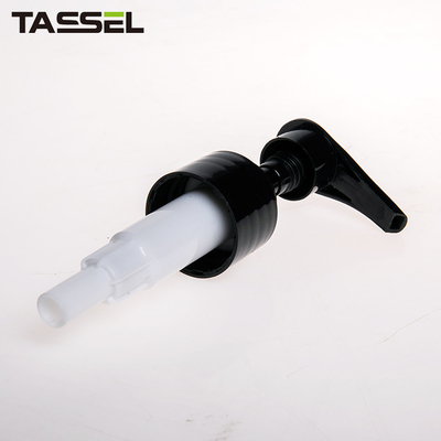 20/410 Black Ribbed Lotion Pump Top Lid 20mm 24mm 28mm