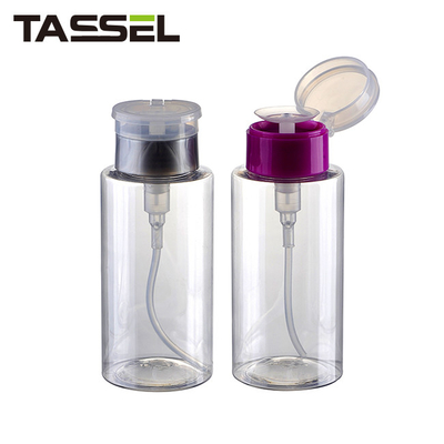 Push Down Salon Nail Polish Remover Pump Dispenser Bottle Container