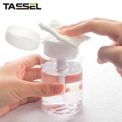 Push Down Salon Nail Polish Remover Pump Dispenser Bottle Container