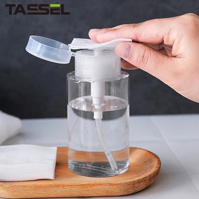 Push Down Salon Nail Polish Remover Pump Dispenser Bottle Container