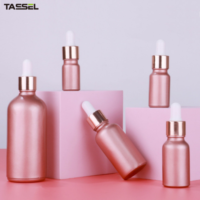Rose Gold Essential Oil Glass Dropper Bottles 60ml 80ml 18/410 Dropper