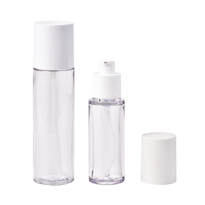 Tassel 50g 30ml 110ml 120ml 130ml Thick Wall Cosmetic Plastic Bottles with Treatment Pump and Jar