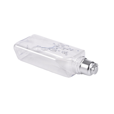 Tassel Unique Design 250ml Flower plastic shampoo bottles With Bell Shape Flip Top Cap