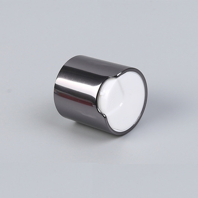 Tassel 24/410 Shiny Grey Aluminium Disc Cap For Shampoo Body Lotion
