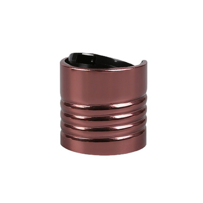 20-410 24-410 Disc Top Caps 20mm Shiny Brown Screw Aluminium