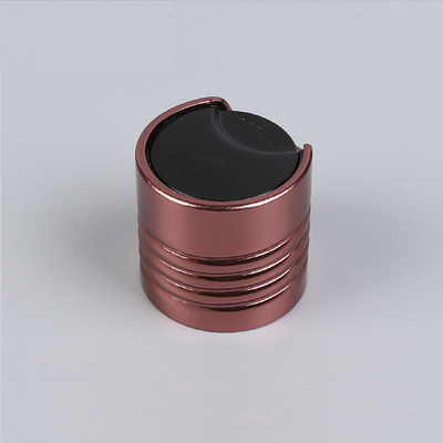 20-410 24-410 Disc Top Caps 20mm Shiny Brown Screw Aluminium