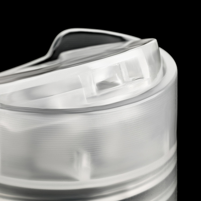 20/410 20mm Flip Top Plastic Bottle Caps Clear For Shampoo Body Lotion Cleanser