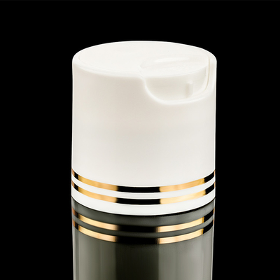 Tassel Gold Disc Top Caps 24/410 24mm White Screw Top Two Hot-Stamping Lines