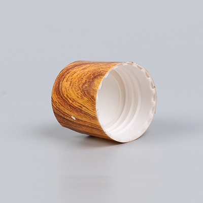 Tassel 28-410 Lotion Bottle Caps Wooden Effect Plastic Bottles Disc Top Caps