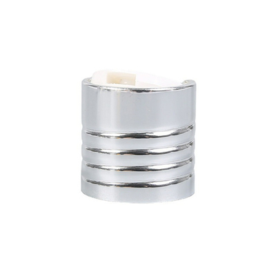 Tassel 24/410 Shiny Silver Aluminium Screw Cap Dispenser Shampoo Bottle Caps