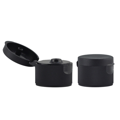 FDA And Reach Certified 24/410 Flip Top Caps Ribbed Closure For Lotion Cream