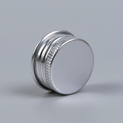 Aluminium Shiny Silver Disc Top Caps 20/410 For Food Skin Personal Care