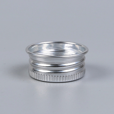 Aluminium Shiny Silver Disc Top Caps 20/410 For Food Skin Personal Care