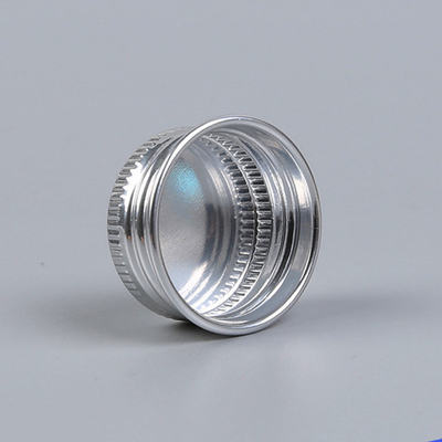 Aluminium Shiny Silver Disc Top Caps 20/410 For Food Skin Personal Care