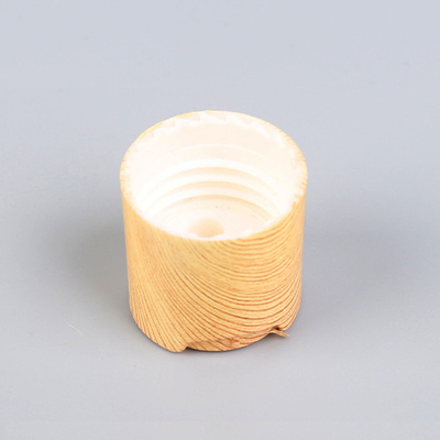 Wood Disc Top Cap 24mm 410 Milk Water Polypropylene Bottle Caps Lids