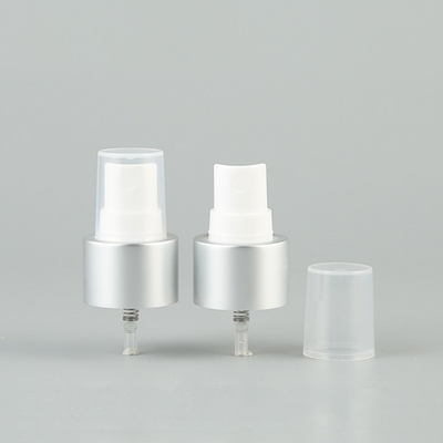 24mm Matte Silver Aluminum Perfume Sprayer Cap 18/410 20/410 24/410 28/410