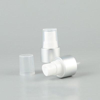 24mm Matte Silver Aluminum Perfume Sprayer Cap 18/410 20/410 24/410 28/410