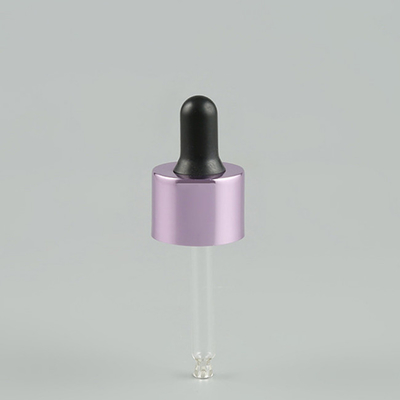 24/410 Aluminium Glass Eye Dropper For Essential Oil Dropper 2 Oz