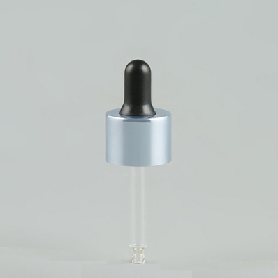 24/410 Aluminium Glass Eye Dropper For Essential Oil Dropper 2 Oz
