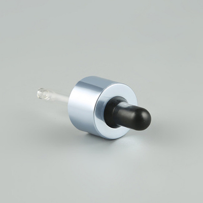 24/410 Aluminium Glass Eye Dropper For Essential Oil Dropper 2 Oz