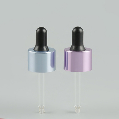24/410 Aluminium Glass Eye Dropper For Essential Oil Dropper 2 Oz