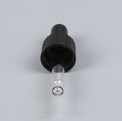 18/410 plastic oil dropper 5ml 3ml Ribbed Closure Silicon Teat Glass Bulb Pipette