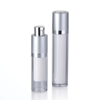 89mm  Cream Airless Twist Pump Bottle 10ml 0.34oz 15ml Double