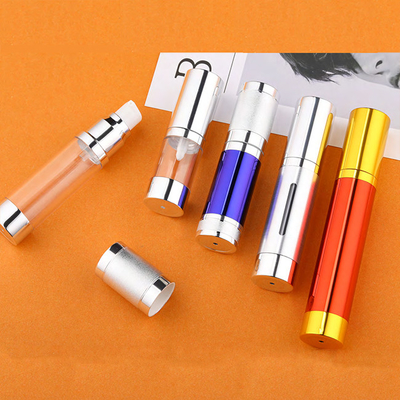 Gold Big Airless Pump Bottles And Packaging 5ml 10ml  15ml 20ml 30ml