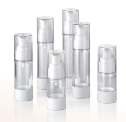 Wooden Clear Airless Pump Bottles 15ml 10ml Serum Pump Dispenser Fine Mist Spray Bottles