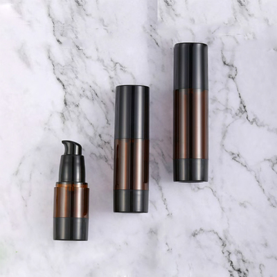 AS Airless Bottle with PP Airless Pump And Cap 15ml 30ml 40ml 50ml