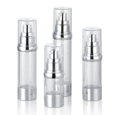 Cosmetic Plastic Bottles 15ml 30ml 40ml 50ml AS Bottle with Airless Pump