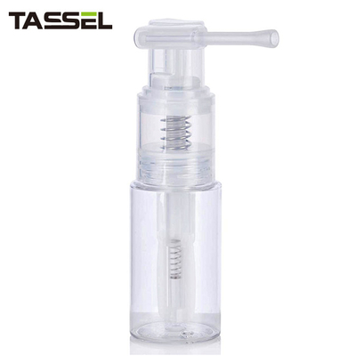 1oz  Glitter Pump Bottle Fine Mist Dry Powder Spray Bottle With Locking Nozzle Clear