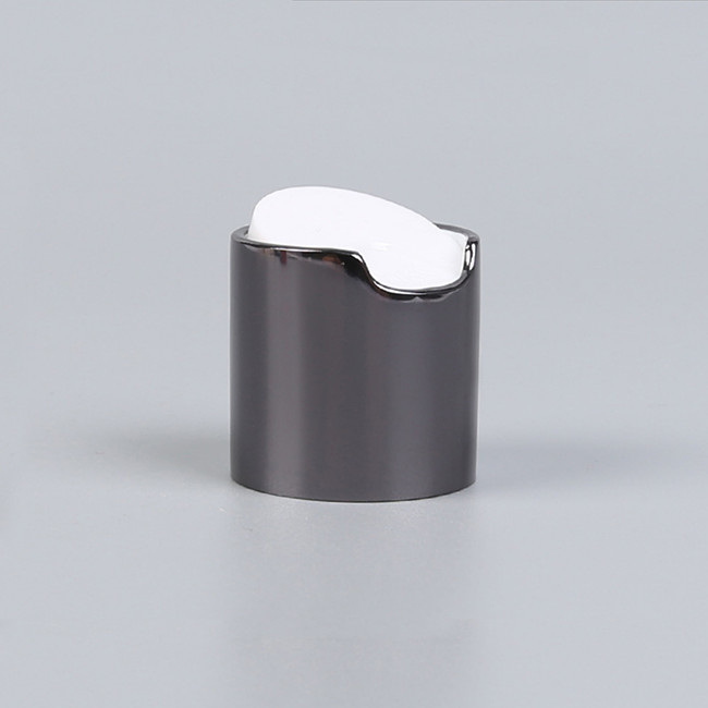 Tassel 24/410 Shiny Grey Aluminium Disc Cap For Shampoo Body Lotion