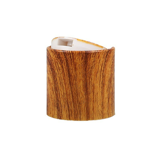 Tassel 28-410 Lotion Bottle Caps Wooden Effect Plastic Bottles Disc Top Caps