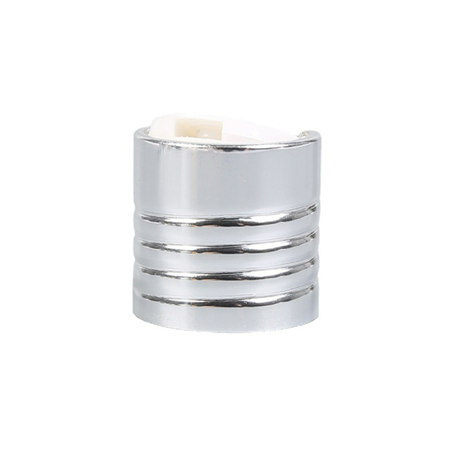 Tassel 24/410 Shiny Silver Aluminium Screw Cap Dispenser Shampoo Bottle Caps