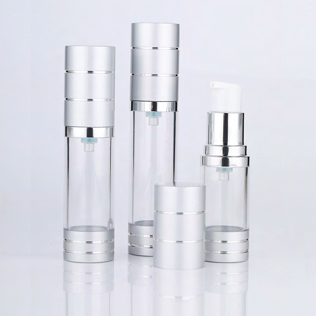 Airless Twist Pump Bottle 10ml 15ml Double Bottles For Cream Care