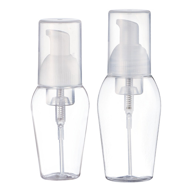 Empty Foam Dispenser Bottle 50ml 80ml 1.69oz With 28mm Foam Pump Cap